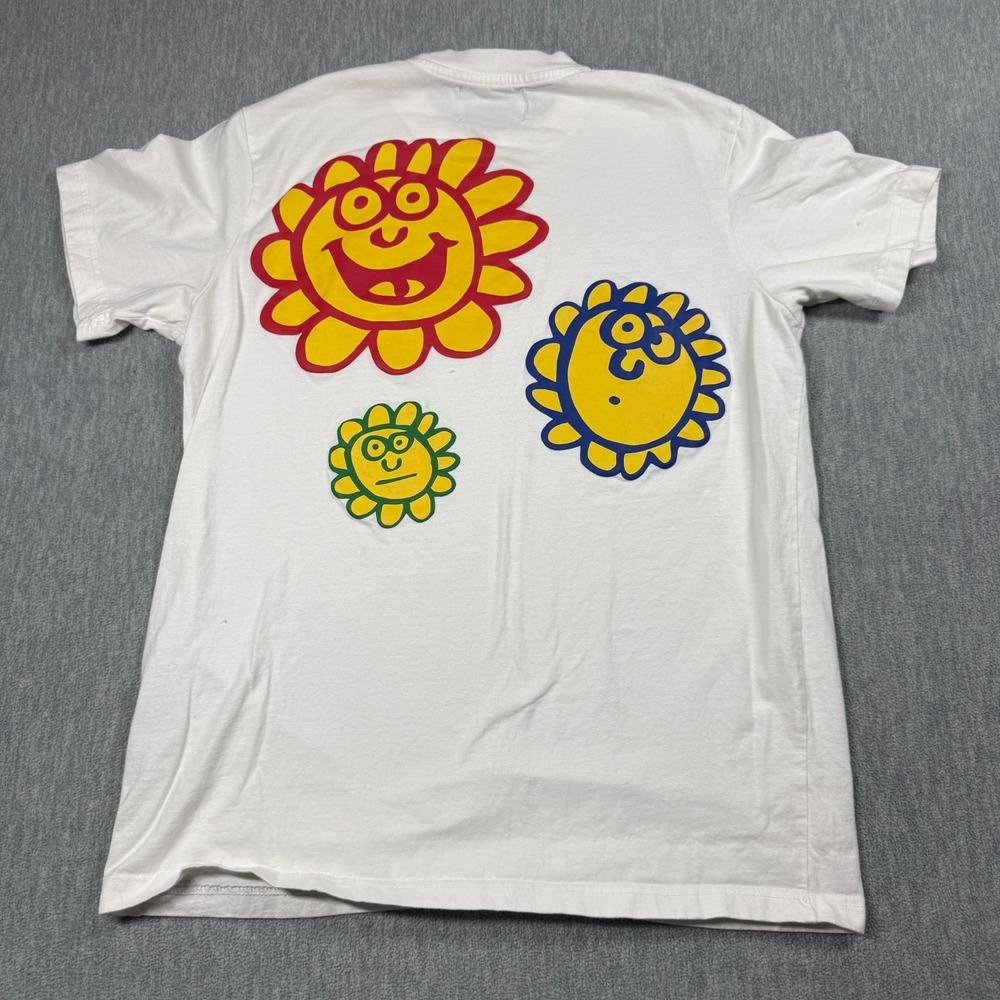 Keith Haring T-Shirt Men Small White Shoe Palace Heart Sun Graphic Art Cotton Te